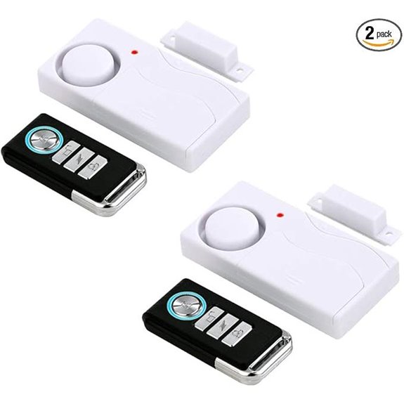 wireless door alarm set