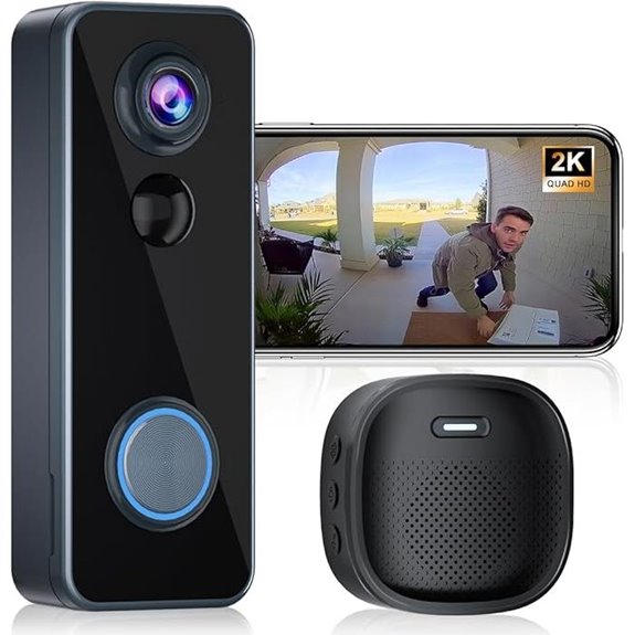 Wireless Video Doorbell with Two-Way Audio and HD Live View