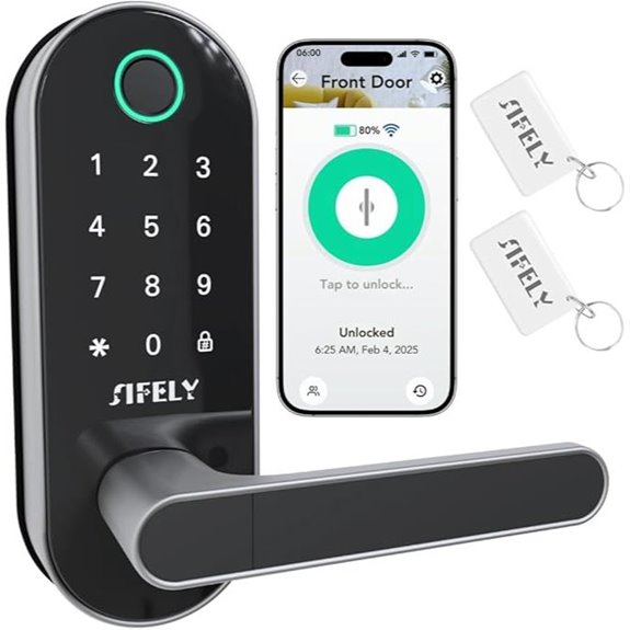 wireless fingerprint door lock