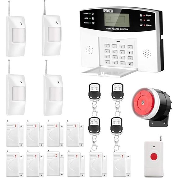 AGSHOME Wireless GSM Alarm System with Sensors