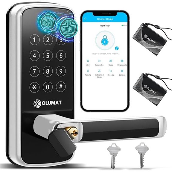 Wi-Fi Smart Lock with Handle and App Control