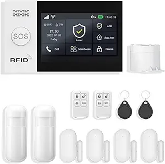 PGST Wireless Home Alarm System Kit with Phone Alerts