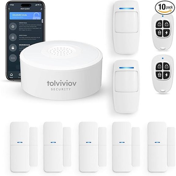Tolviviov Wireless Home Security System Kit