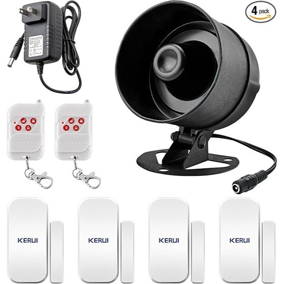 KERUI Wireless Indoor/Outdoor Security Alarm Kit