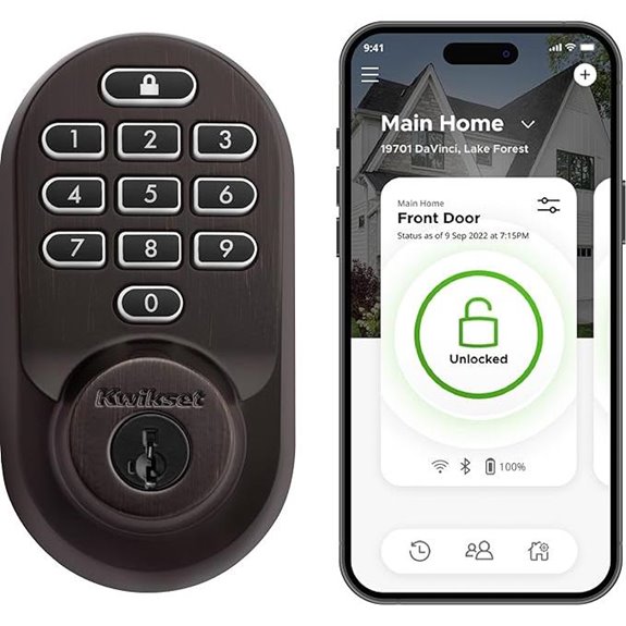Kwikset Halo Wi-Fi Smart Lock Keyless Deadbolt