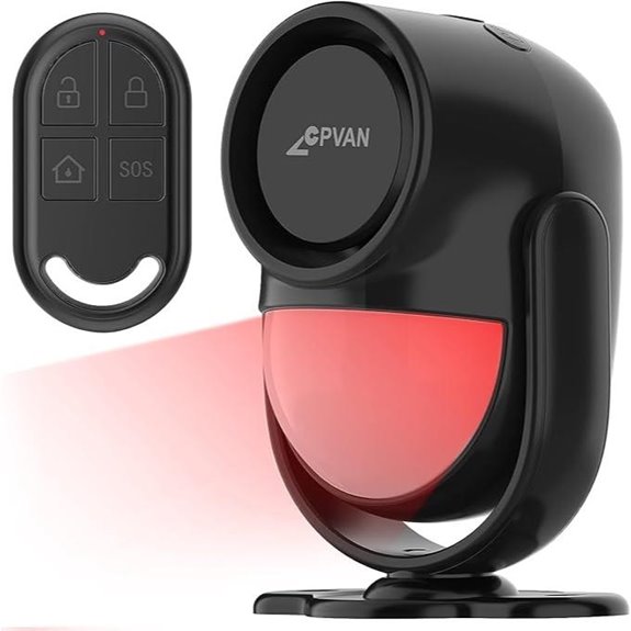 CPVAN 125dB Wireless Motion Alarm with Remote