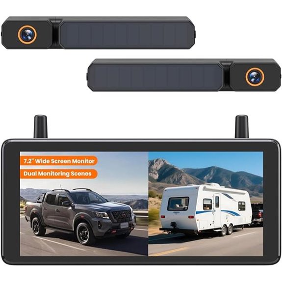AUTO-VOX Solar Wireless Backup Cameras with Night Vision