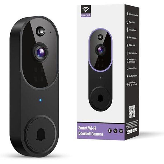 Wireless Video Doorbell Camera with Night Vision