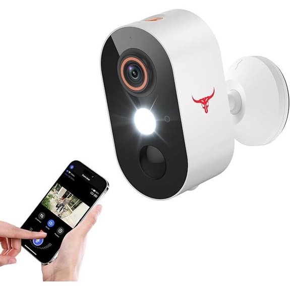 Wireless Outdoor Security Camera with Two-Way Audio