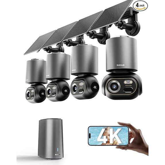 BOTSLAB Wireless Outdoor Security Camera Kit