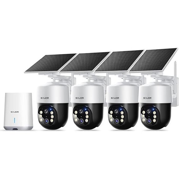 SOLIOM Wireless Outdoor Security Camera 4-Pack