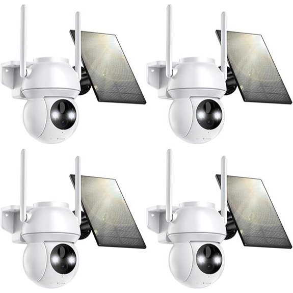 Wireless Outdoor Security Camera 4-Pack with Night Vision