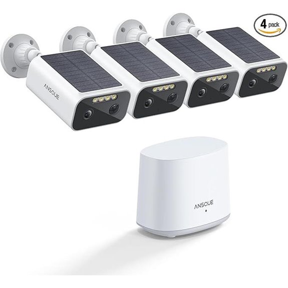 Wireless Outdoor Solar Security Camera Kit