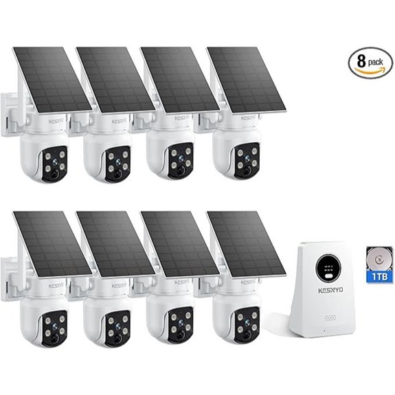 Wireless Solar Security Camera Kit with Night Vision