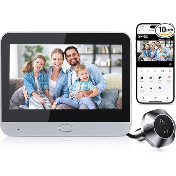 wireless video doorbell monitor