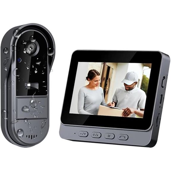 Wireless Doorbell Camera with Video Intercom and Night Vision