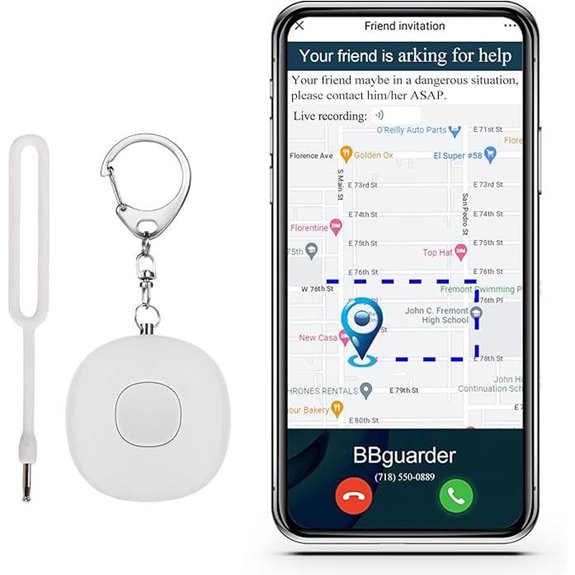 5-in-1 Women’s Safety Alarm with GPS & SOS