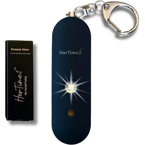 Personal Alarm for Women Waterproof Loud Siren Keychain