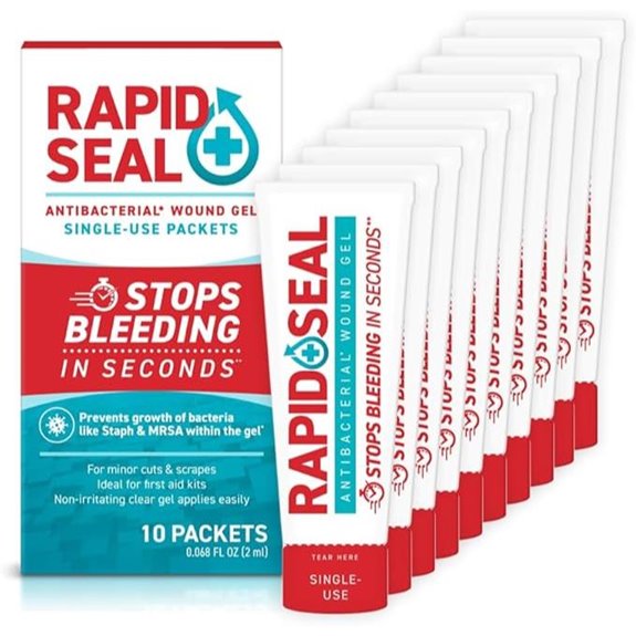 Wound Gel Packets for Minor Cuts & Bleeding
