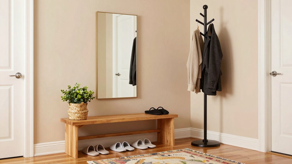 bright clutter free entryway safety