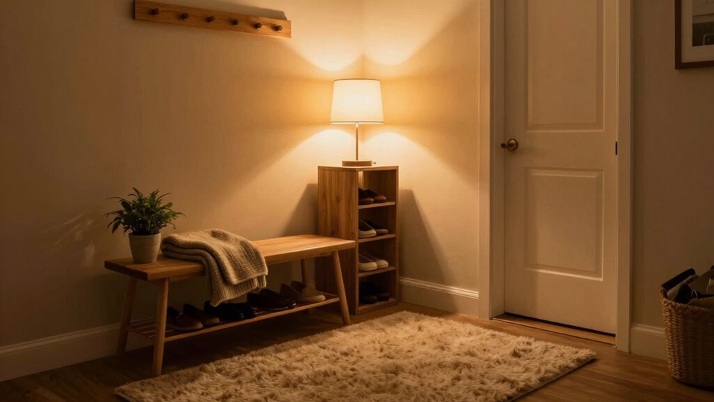 calm home arrival routine