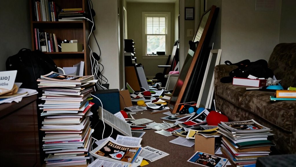 cluttered spaces compromise security