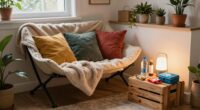 create cozy temporary shelter