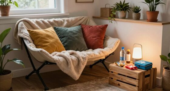 create cozy temporary shelter