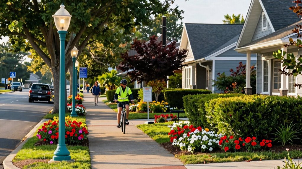 enhance neighborhood walking safety