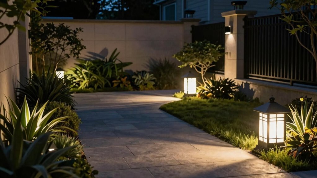 layered outdoor lighting design