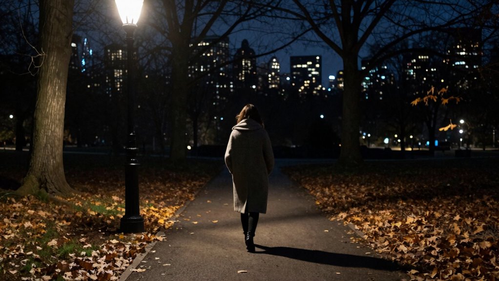 mindful scenic night walks