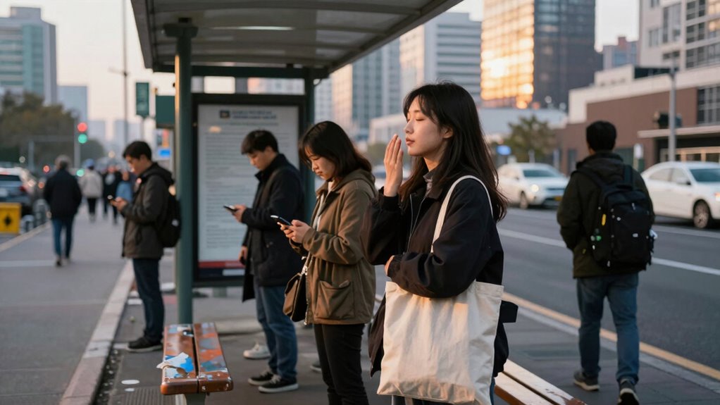 mindful waiting routine