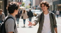 misjudging stranger s friendliness