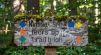 observe entrance signs closely