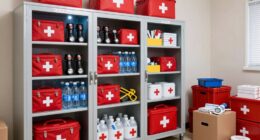 organized accessible emergency supplies