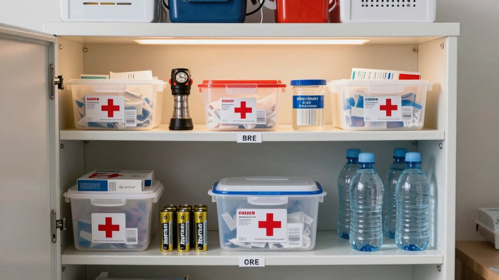 organized emergency preparedness storage