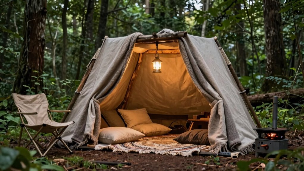 prepared comfortable emergency shelter