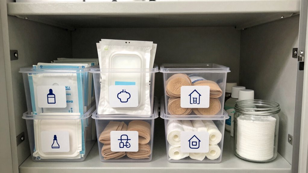 properly organize and store