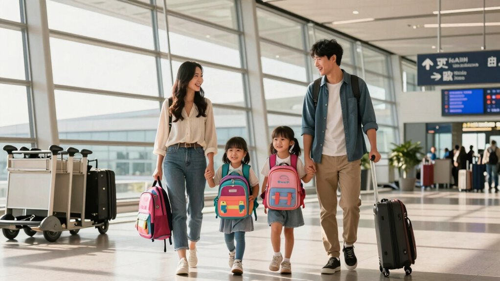 relaxed family travel safety