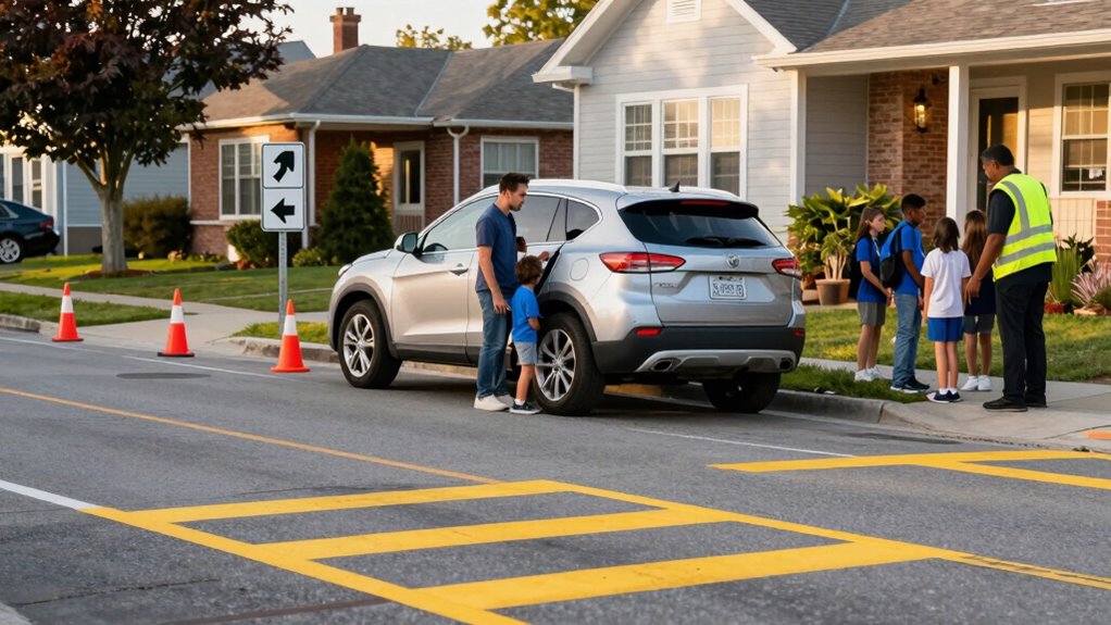 safe school pickup routines