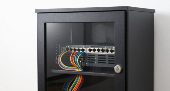 secure home network cabinets