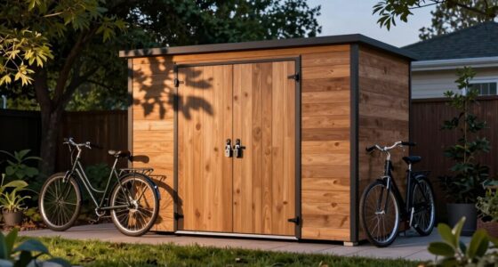 secure outdoor storage areas