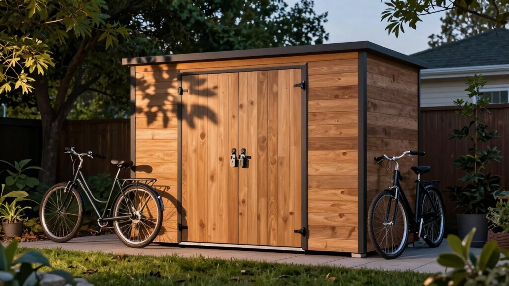 secure outdoor storage areas
