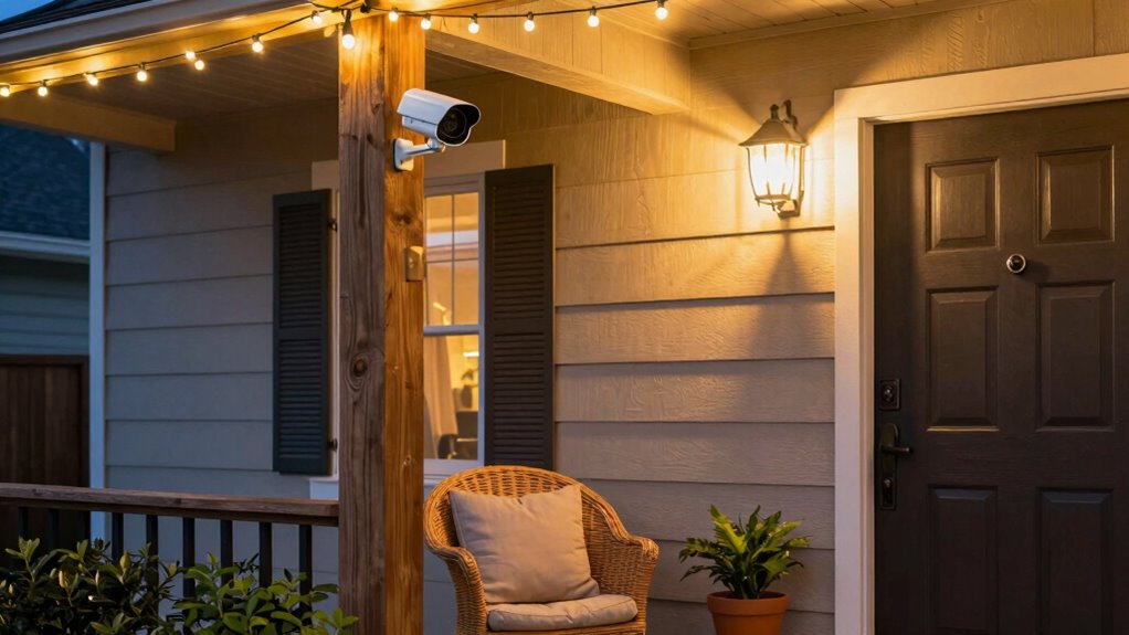 smart lighting deters porch theft