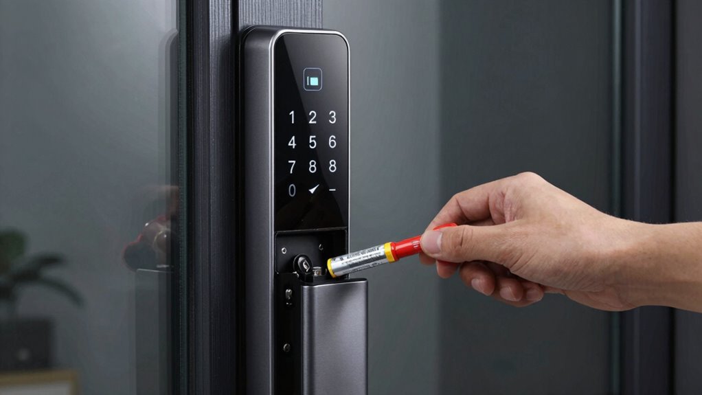 smart lock battery management