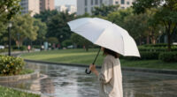 Autonomous Flying Umbrella Follows And Shields Users From Rain And Sunlight