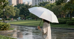 Autonomous Flying Umbrella Follows And Shields Users From Rain And Sunlight